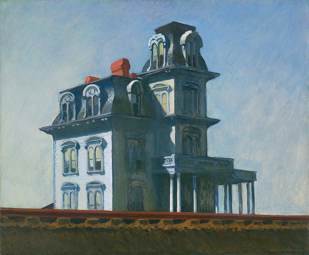 El cuadro 'The house by the Railroad' de Edward Hopper inspiró el Motel Bates de Psicosis de Alfred Hitchcock.